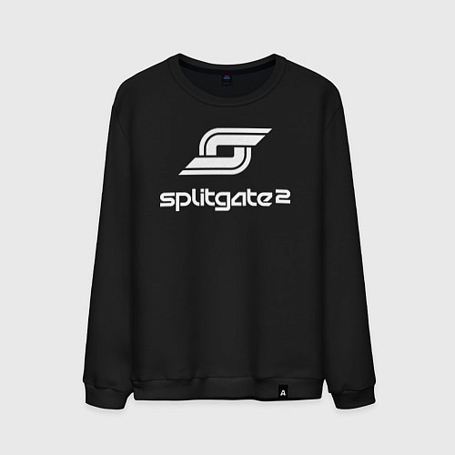 Мужской свитшот Splitgate 2 logo / Черный – фото 1