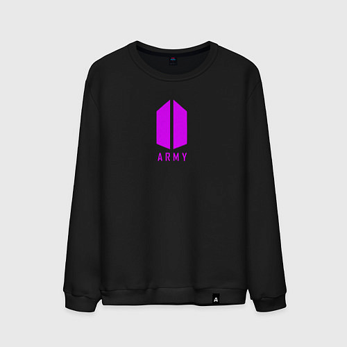 Мужской свитшот BTS - Army / Черный – фото 1