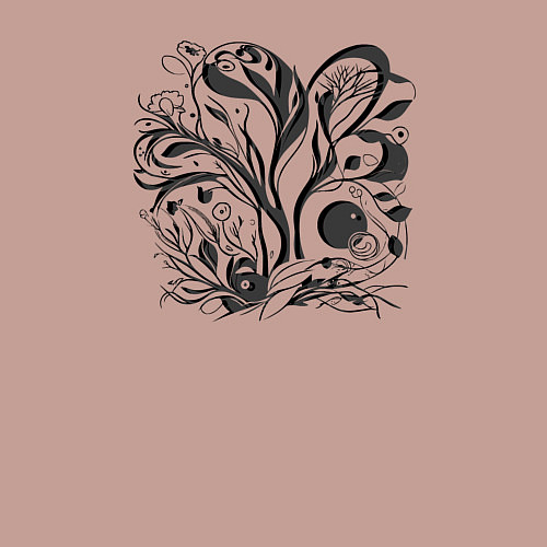 Мужской свитшот Природный модерн / Пыльно-розовый – фото 3