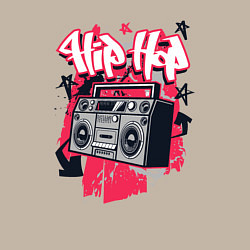 Свитшот хлопковый мужской Boombox hip-hop, цвет: миндальный — фото 2