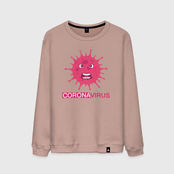 Мужской свитшот Pink coronavirus