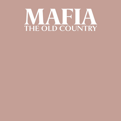 Мужской свитшот Mafia the old country logo / Пыльно-розовый – фото 3