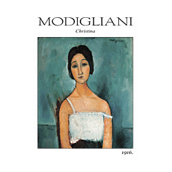 Свитшот хлопковый мужской Амедео Модильяни - Кристина, цвет: белый — фото 2