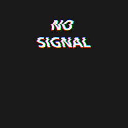 Свитшот хлопковый мужской No signal neon, цвет: черный — фото 2