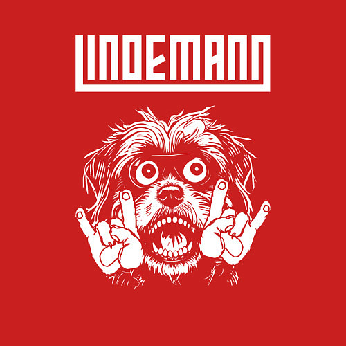 Мужской свитшот Lindemann rock dog / Красный – фото 3