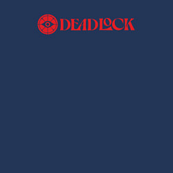 Свитшот хлопковый мужской Deadlock red logo, цвет: тёмно-синий — фото 2