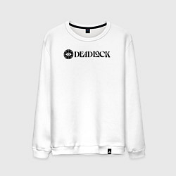 Мужской свитшот Deadlock white logo