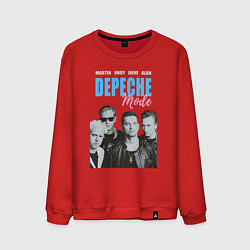 Свитшот хлопковый мужской Depeche Mode Vintage, цвет: красный