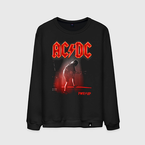 Мужской свитшот AC DC Power up - Angus Young / Черный – фото 1