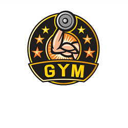 Свитшот хлопковый мужской Gym stars, цвет: белый — фото 2