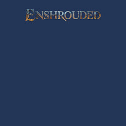 Свитшот хлопковый мужской Enshrouded logo, цвет: тёмно-синий — фото 2