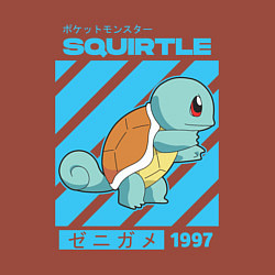 Свитшот хлопковый мужской Покемоны Сквиртл Squirtle, цвет: кирпичный — фото 2