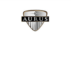 Свитшот хлопковый мужской AURUS logo auto, цвет: белый — фото 2