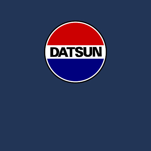 Мужской свитшот Datsun / Тёмно-синий – фото 3