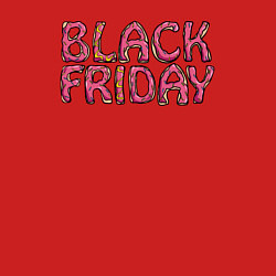 Свитшот хлопковый мужской Black friday day, цвет: красный — фото 2