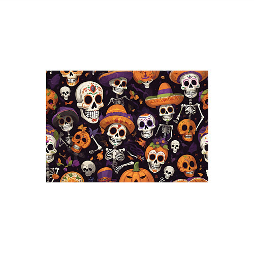 Мужской свитшот Страшилки хэллоуин / Белый – фото 3