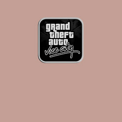 Свитшот хлопковый мужской GTA logo black, цвет: пыльно-розовый — фото 2