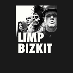 Свитшот хлопковый мужской Limp Bizkit rap rock, цвет: черный — фото 2