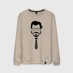 Мужской свитшот Профессор - бумажный дом