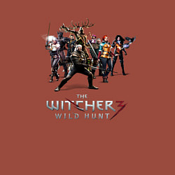 Свитшот хлопковый мужской The Witcher 3 team, цвет: кирпичный — фото 2