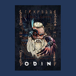 Свитшот хлопковый мужской Odin filing site, цвет: тёмно-синий — фото 2