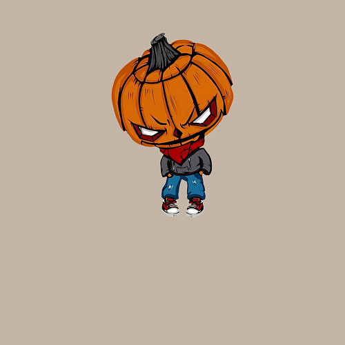 Мужской свитшот Sigma boy is Halloween / Миндальный – фото 3