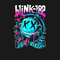 Свитшот хлопковый мужской Blink 182 20 years, цвет: черный — фото 2