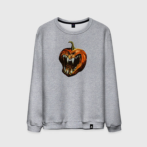 Мужской свитшот Tыква / Меланж – фото 1