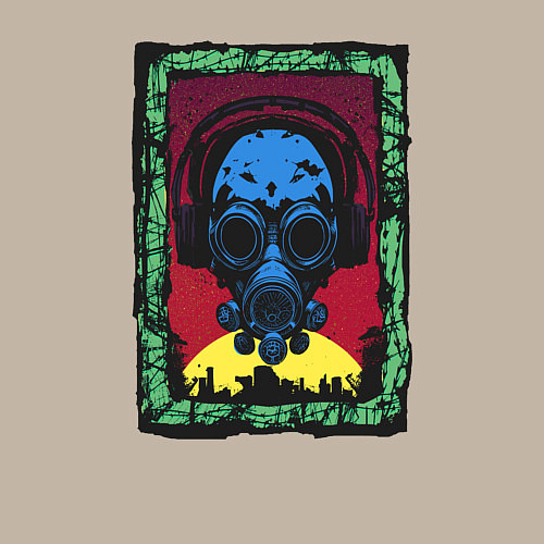 Мужской свитшот Новый взгляд на будущее / Миндальный – фото 3