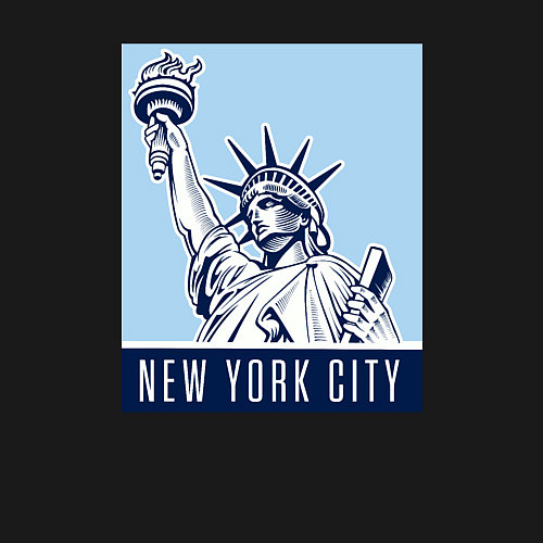 Мужской свитшот New York style / Черный – фото 3