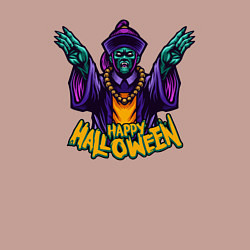 Свитшот хлопковый мужской Magic halloween, цвет: пыльно-розовый — фото 2