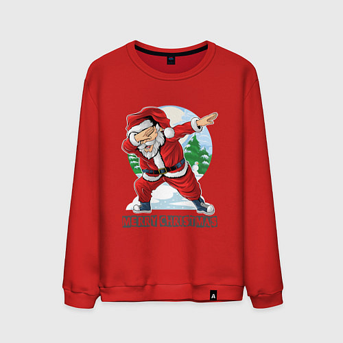 Мужской свитшот Dab Santa / Красный – фото 1
