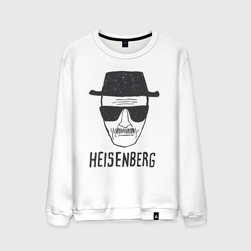 Мужской свитшот Хайзенберг фоторобот Во все тяжкие / Белый – фото 1