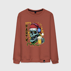 Мужской свитшот Skull Santa