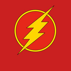 Свитшот хлопковый мужской Flash logo, цвет: красный — фото 2
