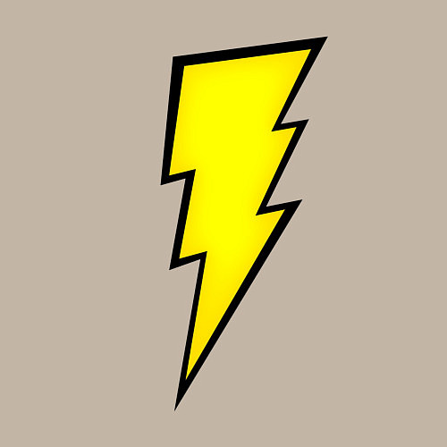 Мужской свитшот Shazam and Black Adam logo / Миндальный – фото 3