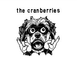 Свитшот хлопковый мужской The Cranberries - rock dog, цвет: белый — фото 2