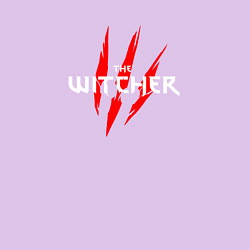 Свитшот хлопковый мужской The witcher волк, цвет: лаванда — фото 2