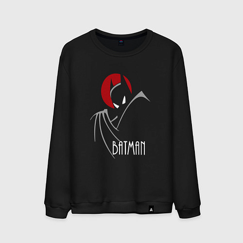 Мужской свитшот Бэтмен / Черный – фото 1