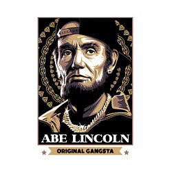 Свитшот хлопковый мужской Lincoln gangster, цвет: белый — фото 2