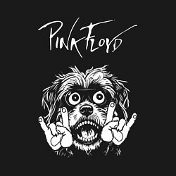 Свитшот хлопковый мужской Pink Floyd rock dog, цвет: черный — фото 2