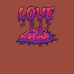 Свитшот хлопковый мужской Bloody love, цвет: кирпичный — фото 2