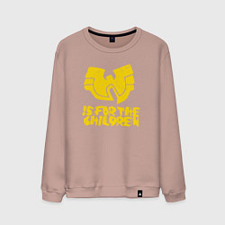Свитшот хлопковый мужской Wu-Tang для детей, цвет: пыльно-розовый