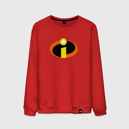 Мужской свитшот Суперсемейка / Красный – фото 1