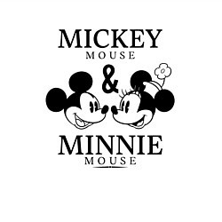 Свитшот хлопковый мужской Микки и Минни Маус, цвет: белый — фото 2