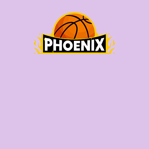 Мужской свитшот Phoenix NBA / Лаванда – фото 3