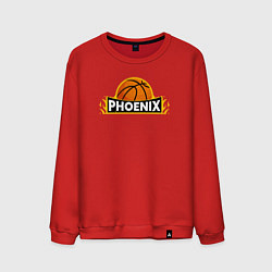 Свитшот хлопковый мужской Phoenix NBA, цвет: красный