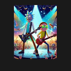 Свитшот хлопковый мужской Rick and Morty - punk rock, цвет: черный — фото 2