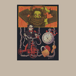 Свитшот хлопковый мужской Сыграем в игру, цвет: миндальный — фото 2