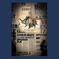 Свитшот хлопковый мужской Важные новости, цвет: тёмно-синий — фото 2